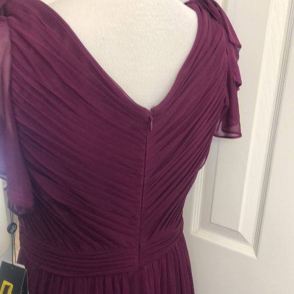 Adrianna Papell Evening “rich raisin” gown size 8 - Picture 4 of 8